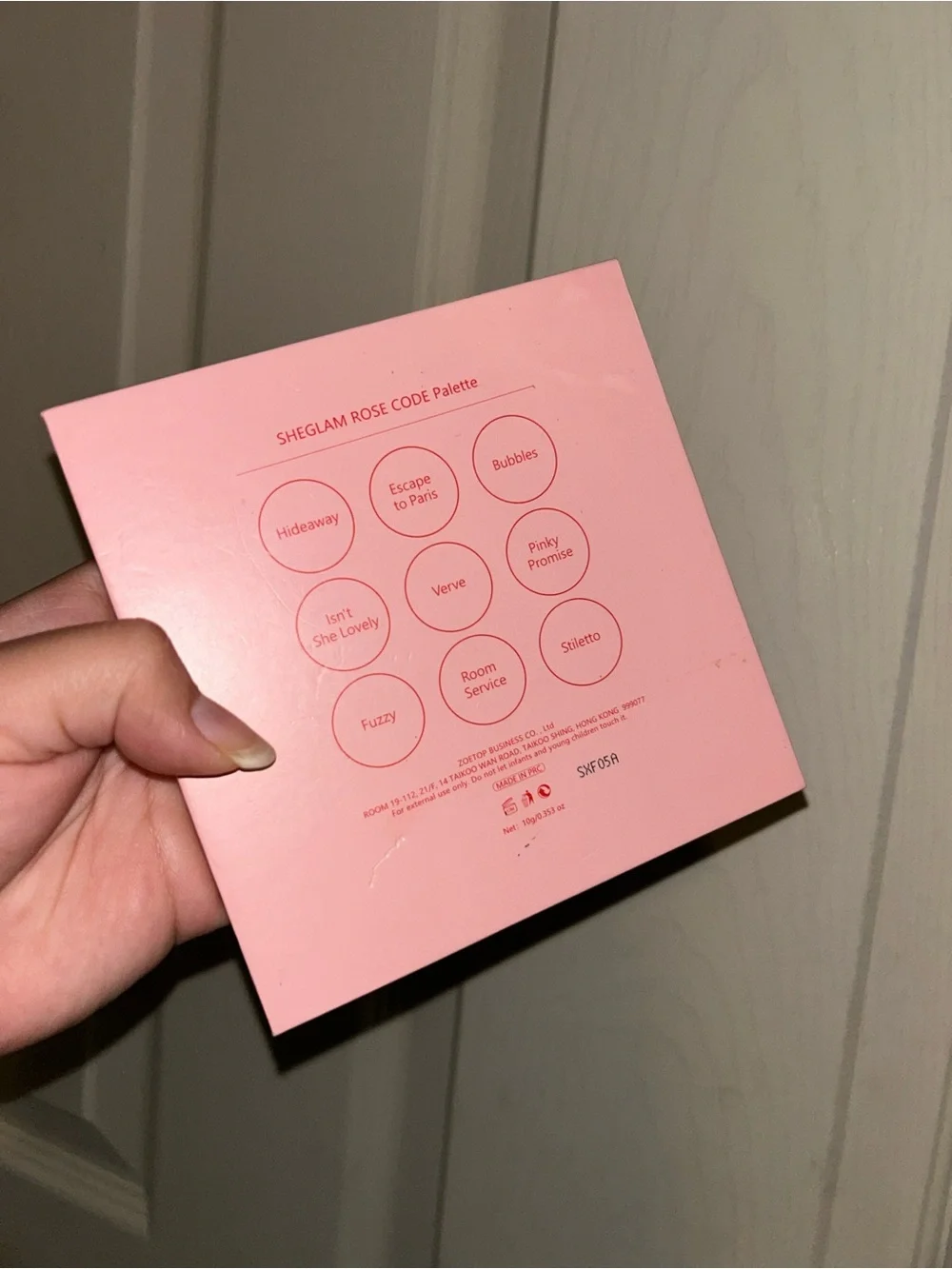 SHEGLAM Rose Code Eyeshadow Palette - Coral Pink Shades